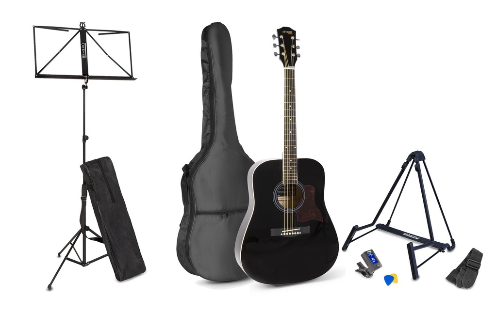 MAX Guitare occidentale SoloJam Kit Noir