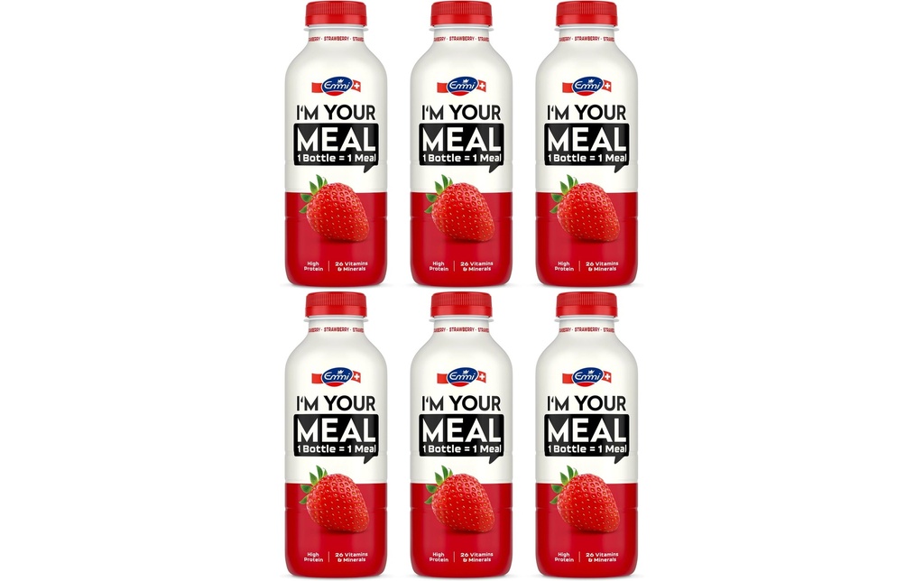 Emmi I'M YOUR MEAL Repas à boire Strawberry 6x 500 ml