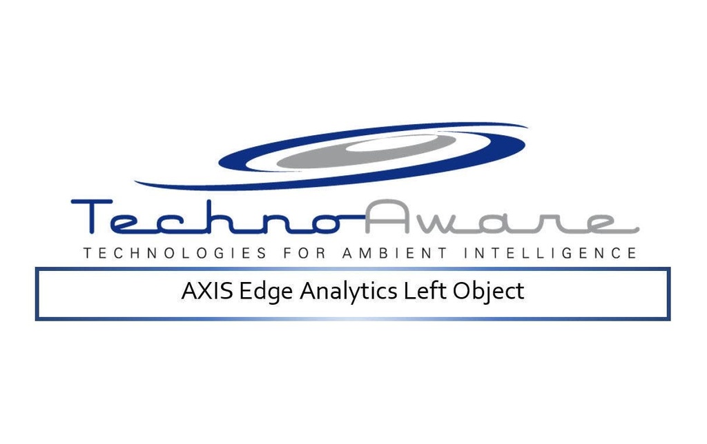 Technoaware Analyse vidéo VTrack Left Object AXIS Edge