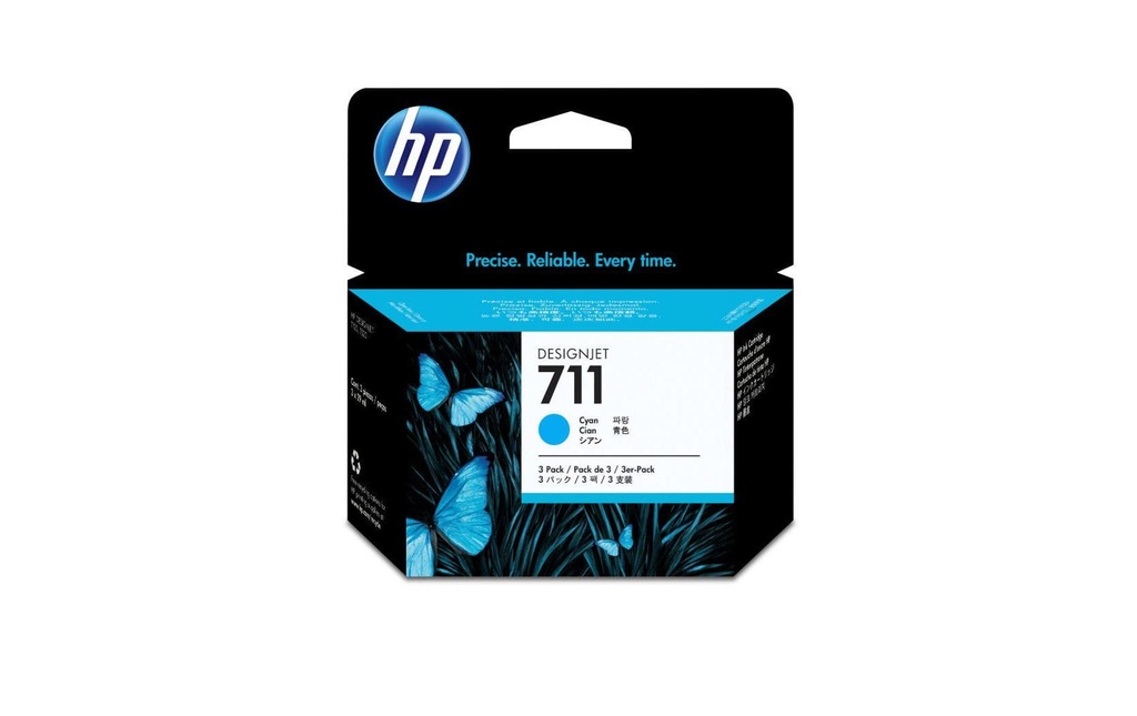 HP HP cart.encre 711 cyan 3pces (3 pces)