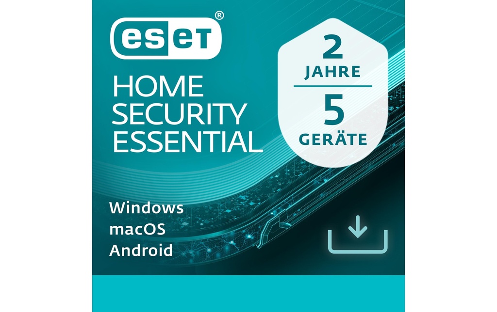 ESET HOME Security Essential Version complète, 5 Utilisateurs, 2 ans