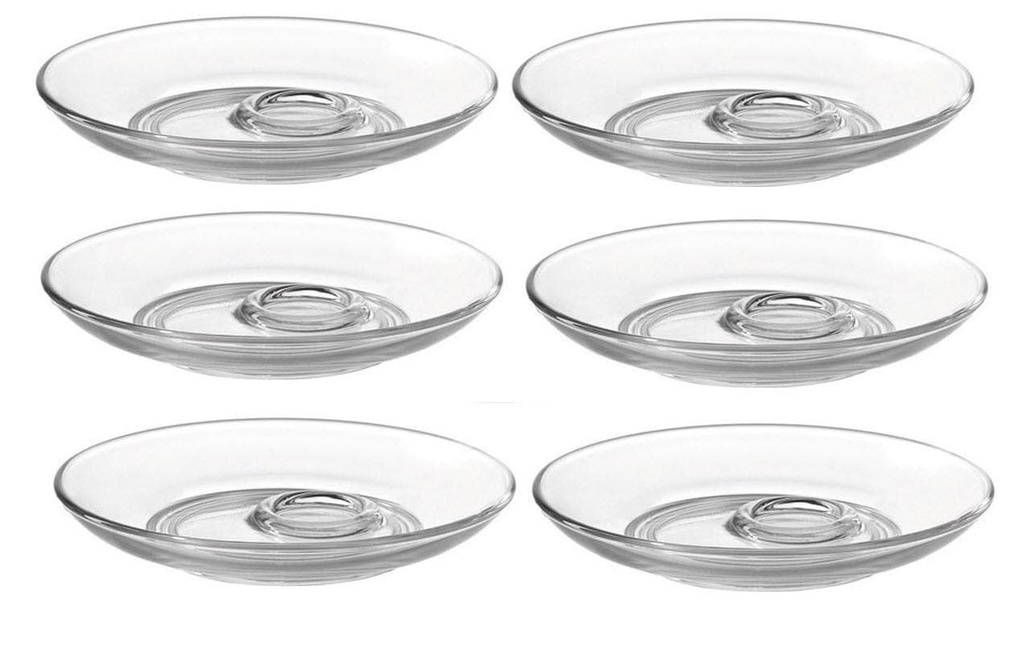 LEONARDO Soucoupe Senso Ø 11.5 cm, 6 Pièce/s, Transparent