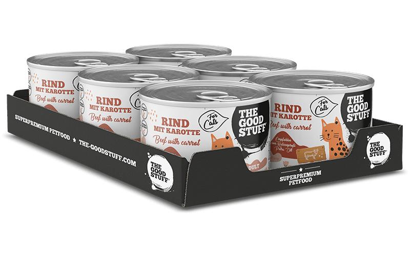 The Goodstuff Alimentation humide Bœuf avec carotte Adult, 6 x 200g