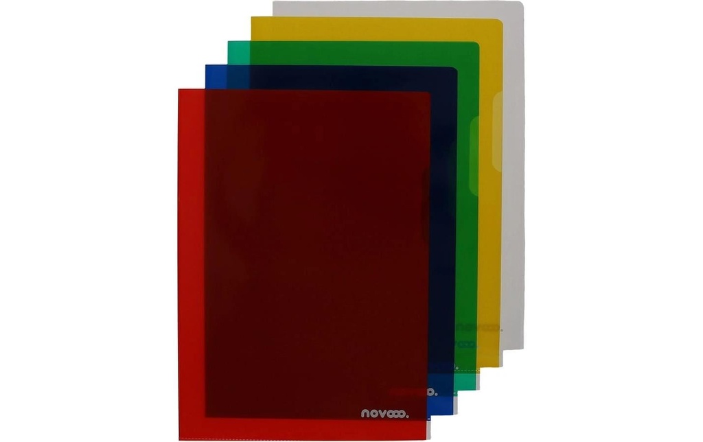 novooo. Pochette transparente Chemises transparentes Professional assortis, 10 pièces