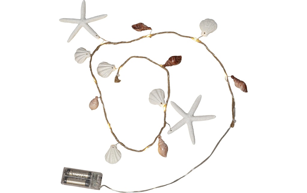 Star Trading Guirlande lumineuse Seaside Beige, 90 cm
