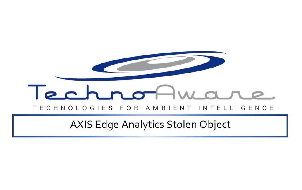 Technoaware Analyse vidéo VTrack Stolen Object AXIS Edge