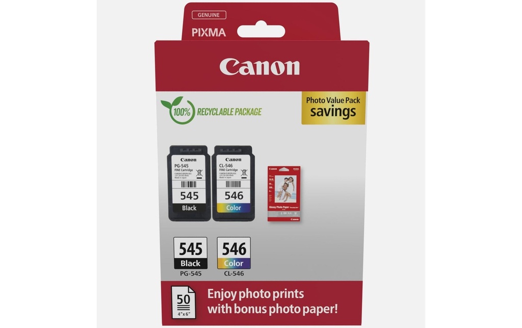 CANON Canon cart.e PG-545/CL-546 Mul (2 pces)