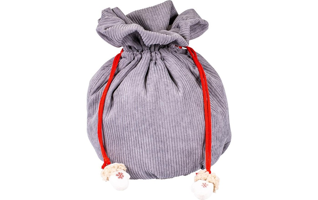 Kadastar Sac de pommes de terre Stripes & Gloves Gris