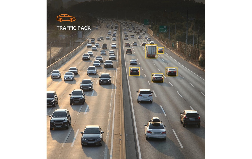 Hanwha Vision Analyse vidéo AIA-C01TRF Traffic (ITS) AI Pack 2.0