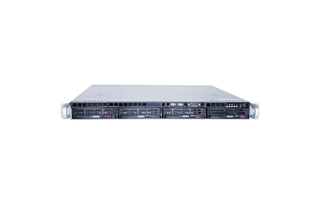 Hanwha Vision WAVE & SSM 1U-4BAY-SERVER Hot-swap / 480 GB SSD / 12TB HDD