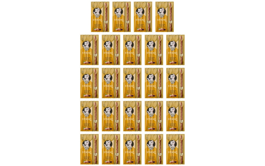 KITTY Cat Collation pour chat KittyCat Stick poulet, foie 24 x 15 g