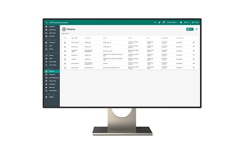 2N Access Commander Addon Licence Enregistrement du temps de travail