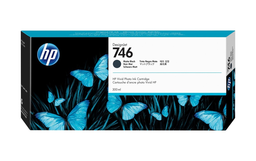 HP HP cart.d'encre 746 matt black