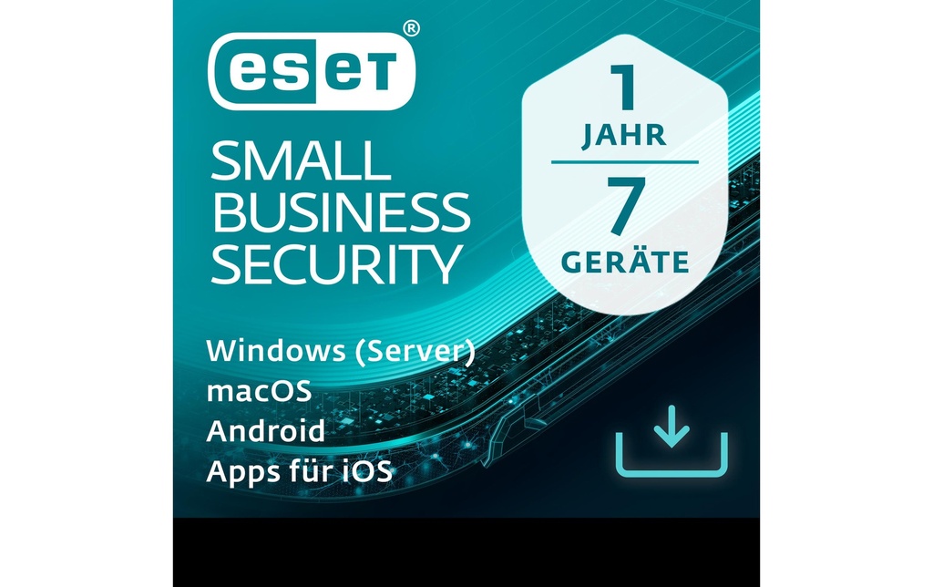 ESET Small Business Security RNW, 7 utilisateurs, 1 an, ML