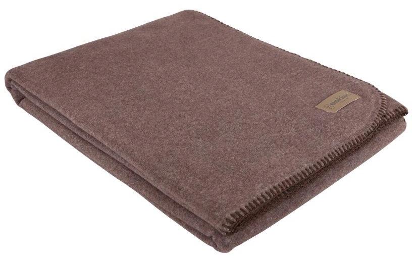 Eskimo Couverture Edelvelours Brun foncé, 100 x 150 cm