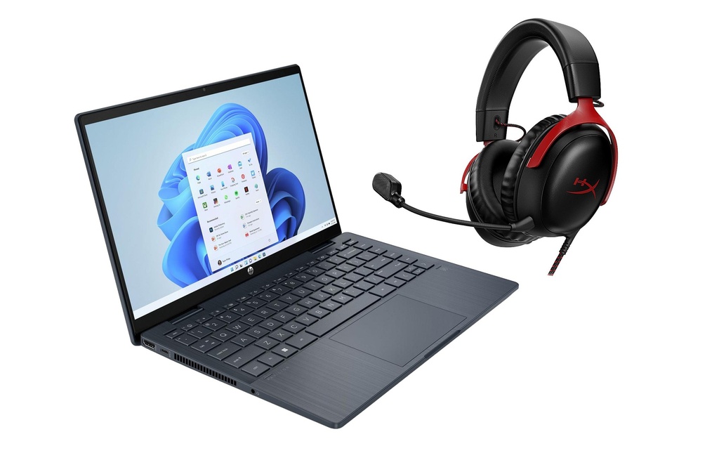 HP Ordinateur portable Pavilion x360 14-ek2760nz y compris casque gratuit