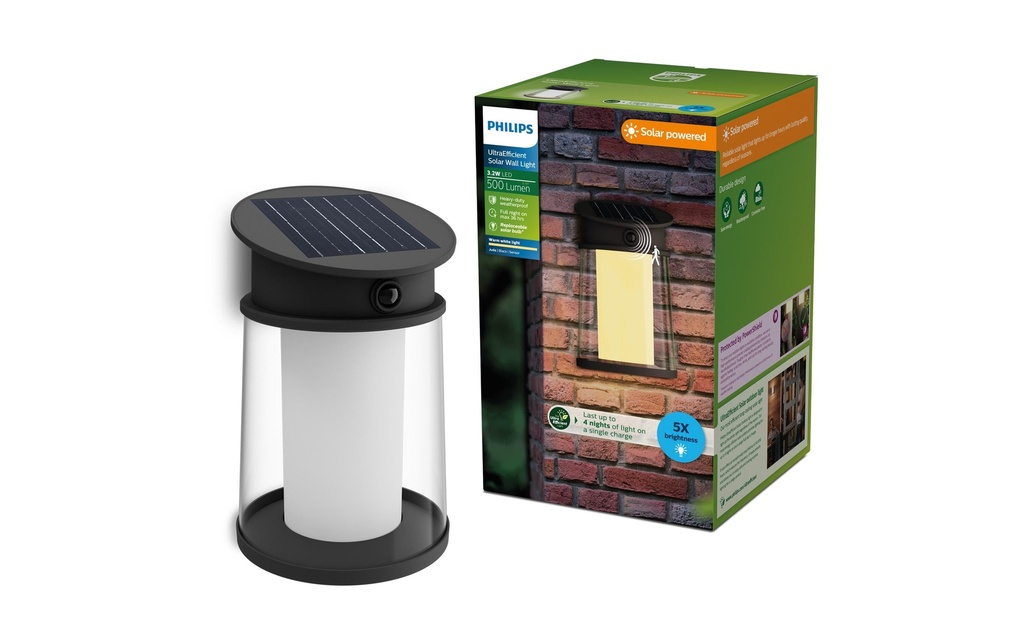 Philips Juda mur solaire UE RD 2700K anthracite