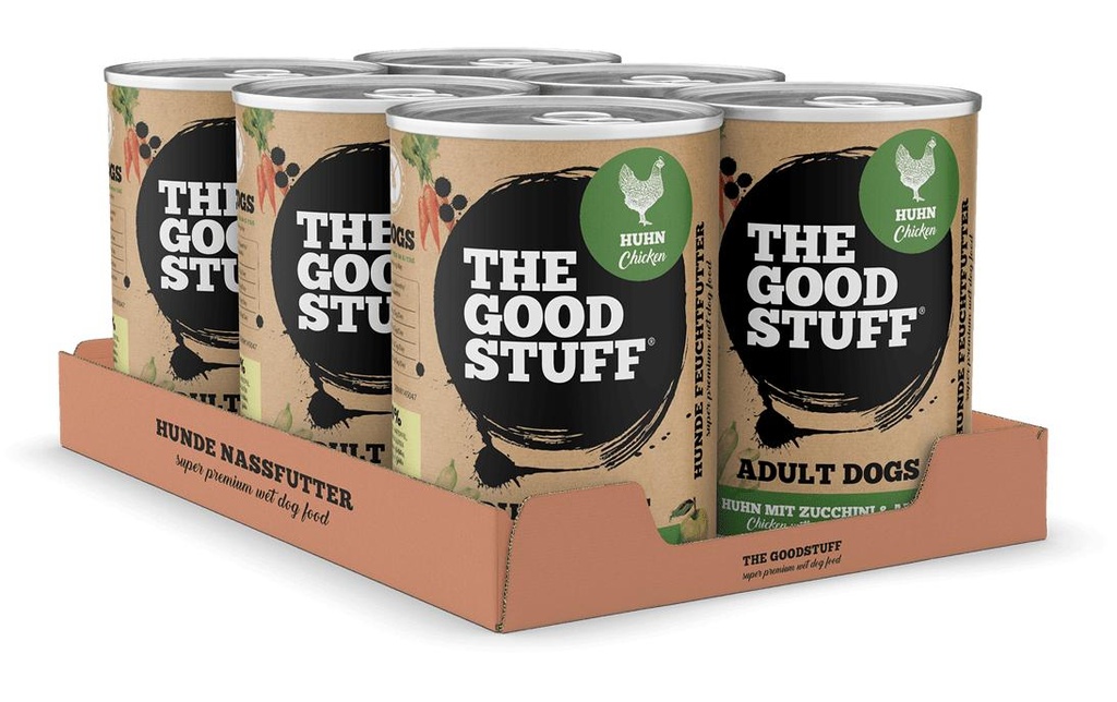 The Goodstuff Alimentation humide Volaille & Courgettes Adult, 6 x 800g