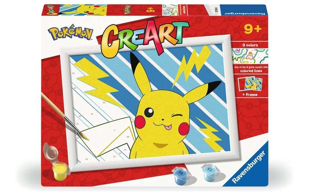 Ravensburger Peinture avec chiffres CreArt Cheeky Pikachu
