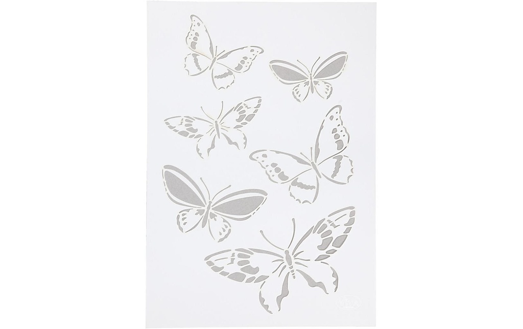 Creativ Company Gabarit A4 Papillon, 1 pièce