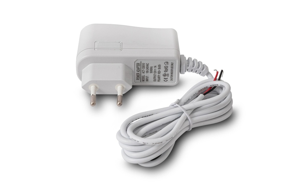 Elbro Bloc réseau 12 V DC, 0.5 A, 6 W, Blanc, sans fiche