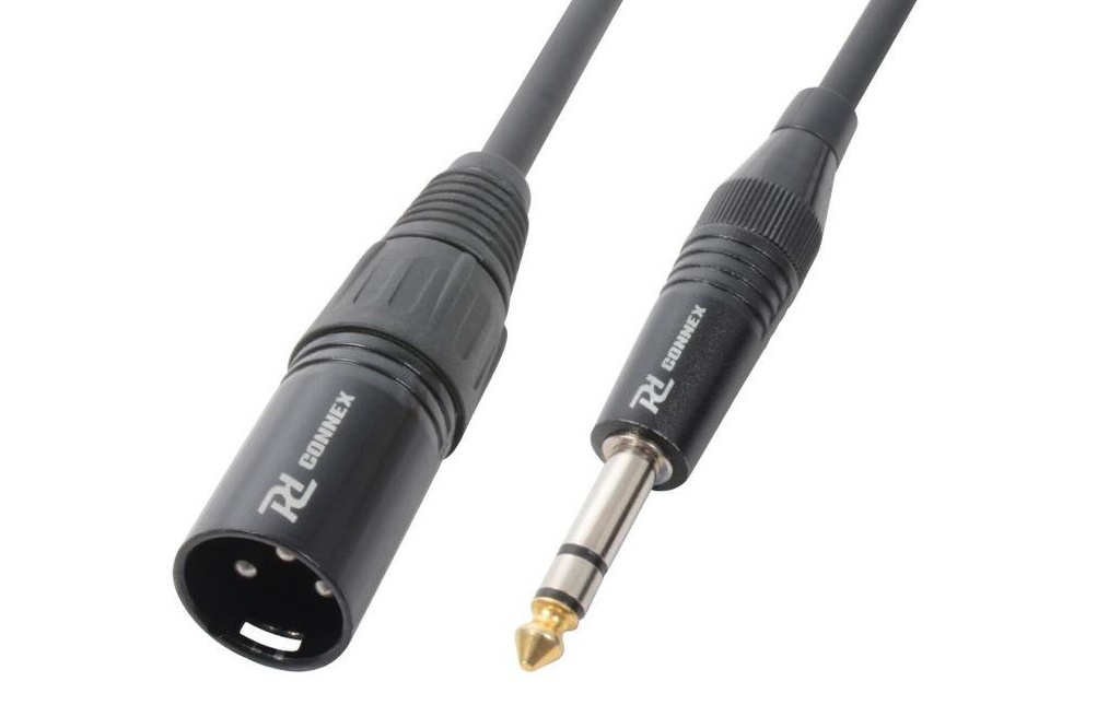 PD Connex CX139 XLR 3 pôles, mâle - jack 6.3 mm, mâle 0.15 m