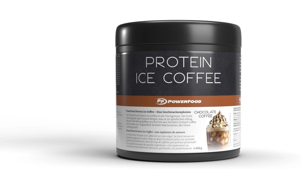 PowerFood Protein Ice Coffee Boîte 450g, Chocolate Coffee