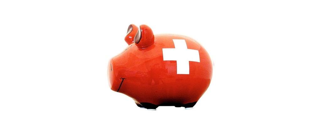 G. Wurm Tirelire Banque suisse 12.5 x 9 x 9 cm