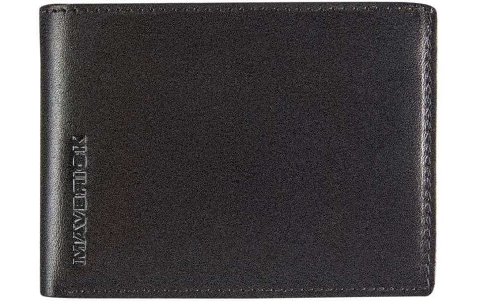 Maverick Portefeuille All Black 11 x 8.1 cm