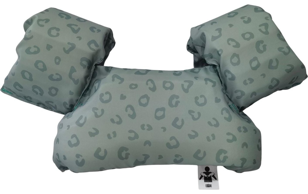 Swim Essentials Brassards de natation Ceinture 2-6 ans Green Leopard