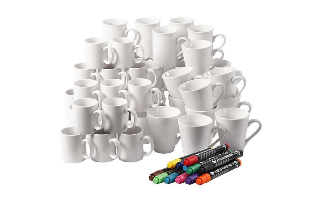 Creativ Company Tasse en porcelaine 48 Pièce/s
