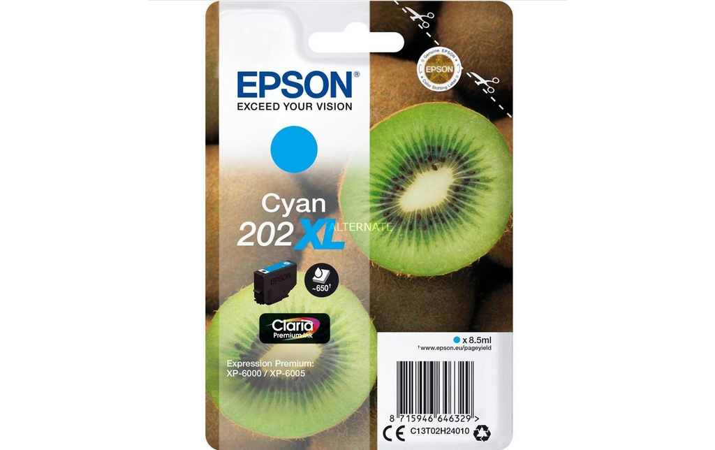 EPSON Epson cart.d'encre 202XL cyan