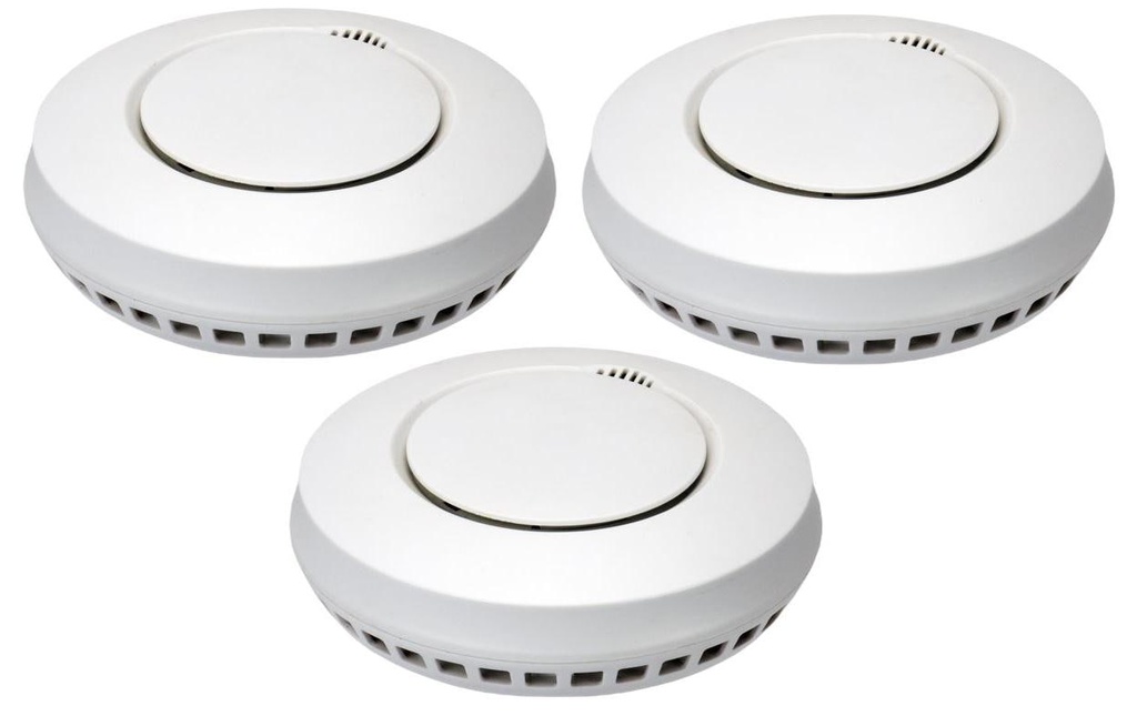 Mentrex Détecteur de fumée radio GS559 3 pièces