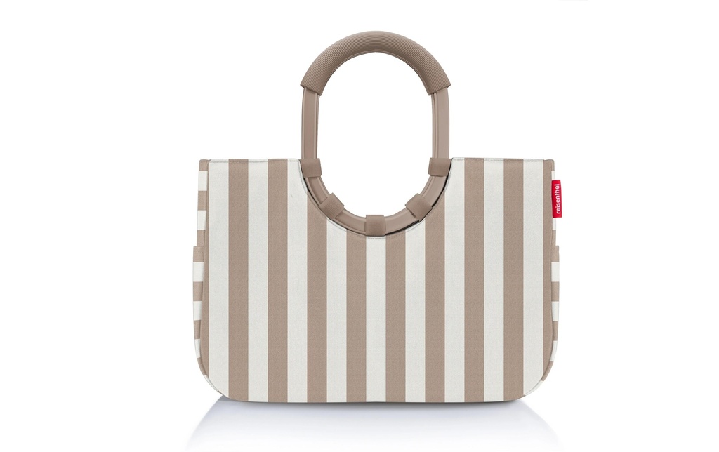 Reisenthel Panier de course Loopshopper M Summerstripes Coffee