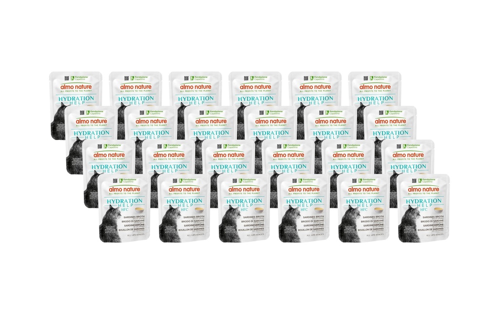 Almo Nature HFC Hydration avec sardines et bouillon 24 x 50 g
