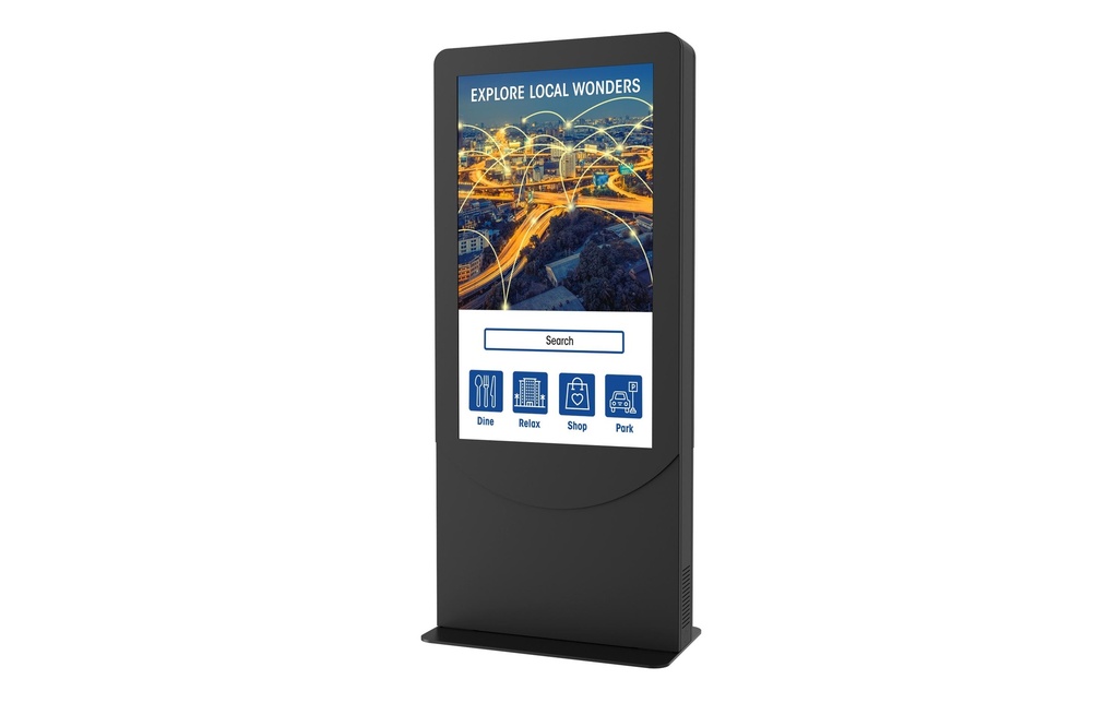 Peerless-AV Cadre du kiosque KIPC2565B-3-EUK Noir, pour 65