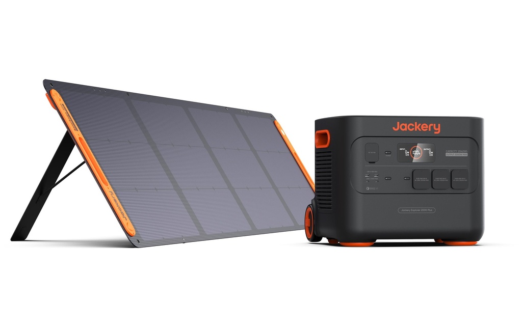 Jackery Station de charge Explorer 2000 Plus 2-0-1 Kit 2042.8 Wh