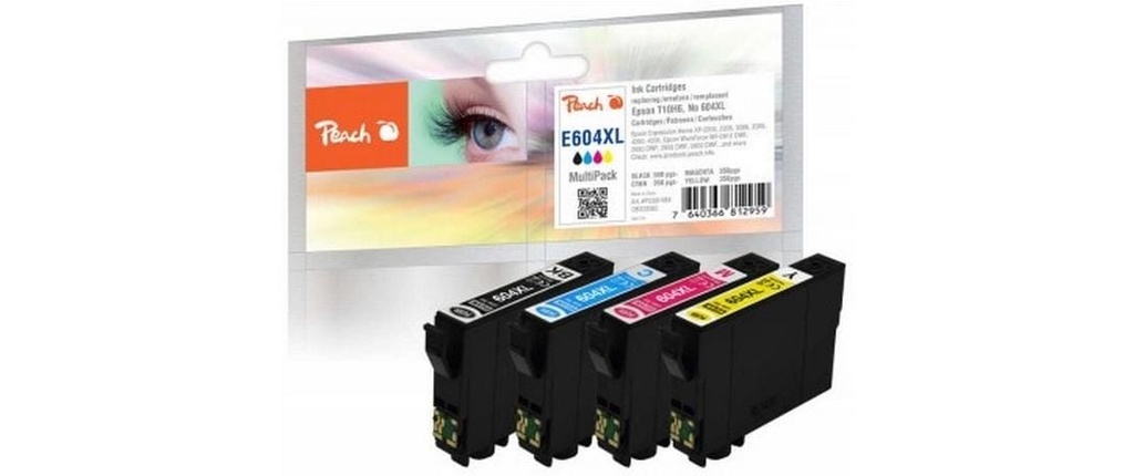 Peach Encre Epson T10H6 MultiPack C/M/Y/BK