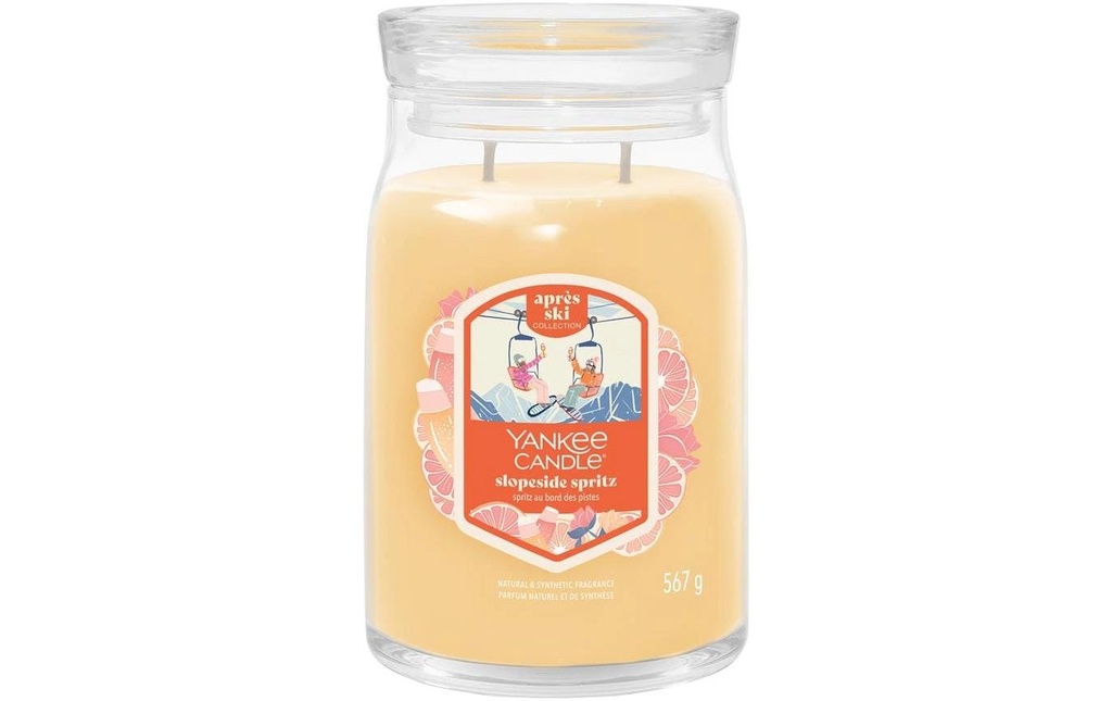 Yankee Candle Signature Bougie parfumée Slopeside Spritz Grand pot
