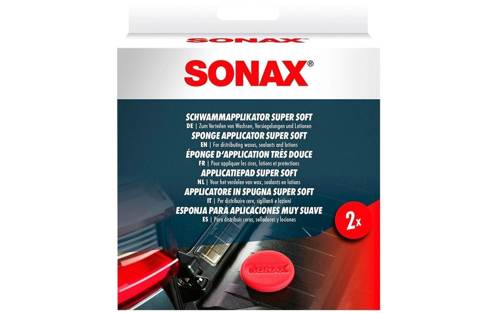 Sonax Applicateur manuel Super Soft 2 pièces