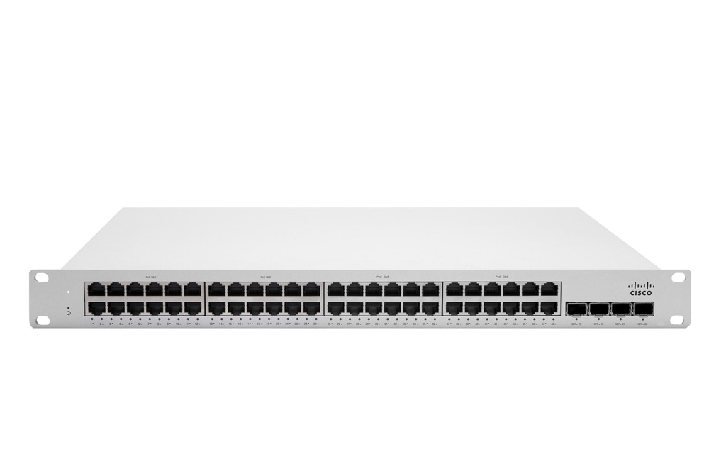 Cisco Meraki PoE+ Switch MS250-48LP 52 Port
