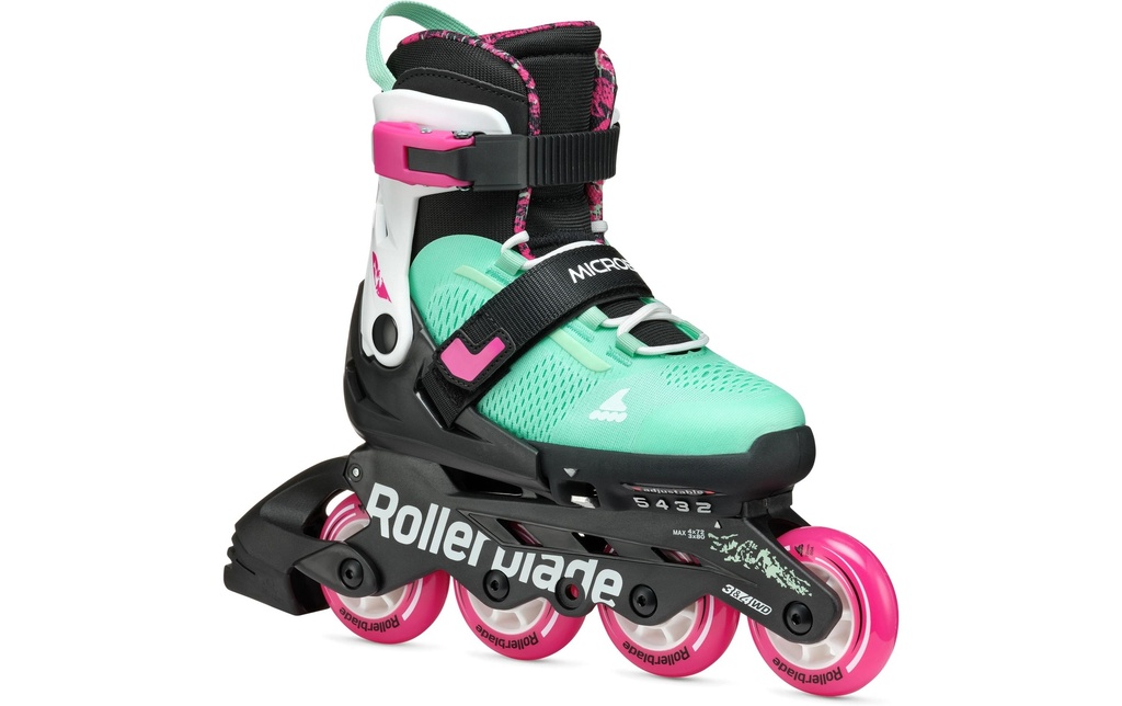 ROLLERBLADE Rollers en ligne Microblade XT Noir/vert mer, 36.5-40.5
