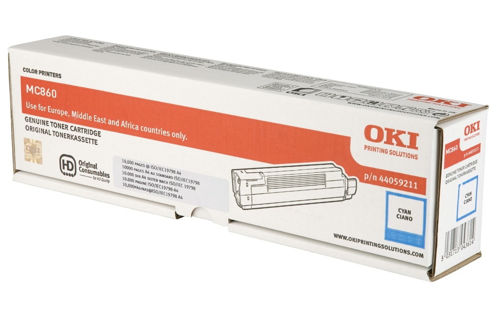 OKI Oki toner 44059211 cyan