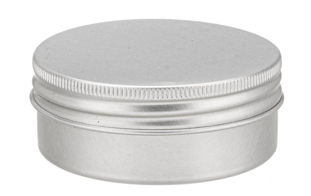 Glorex Barattolo per cosmetici Boîte à couvercle vissé en aluminium 35 ml