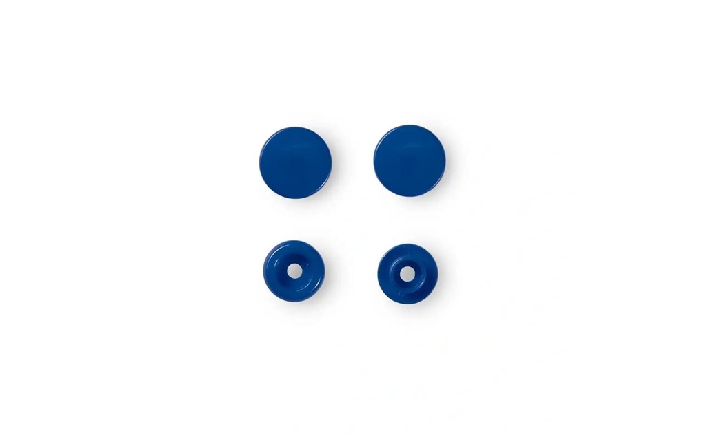 Prym Boutons poussoirs Boutons de couleur Bleu, Ø 12.4 mm, 30 pièces