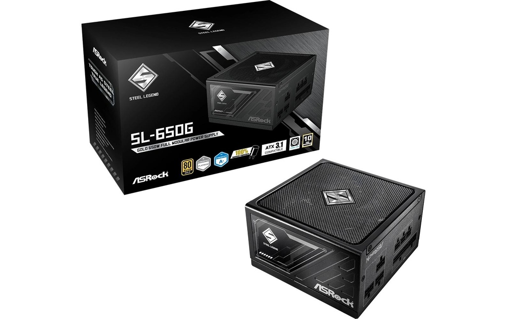 ASRock Bloc d’alimentation Steel Legend SL-650G 650 W