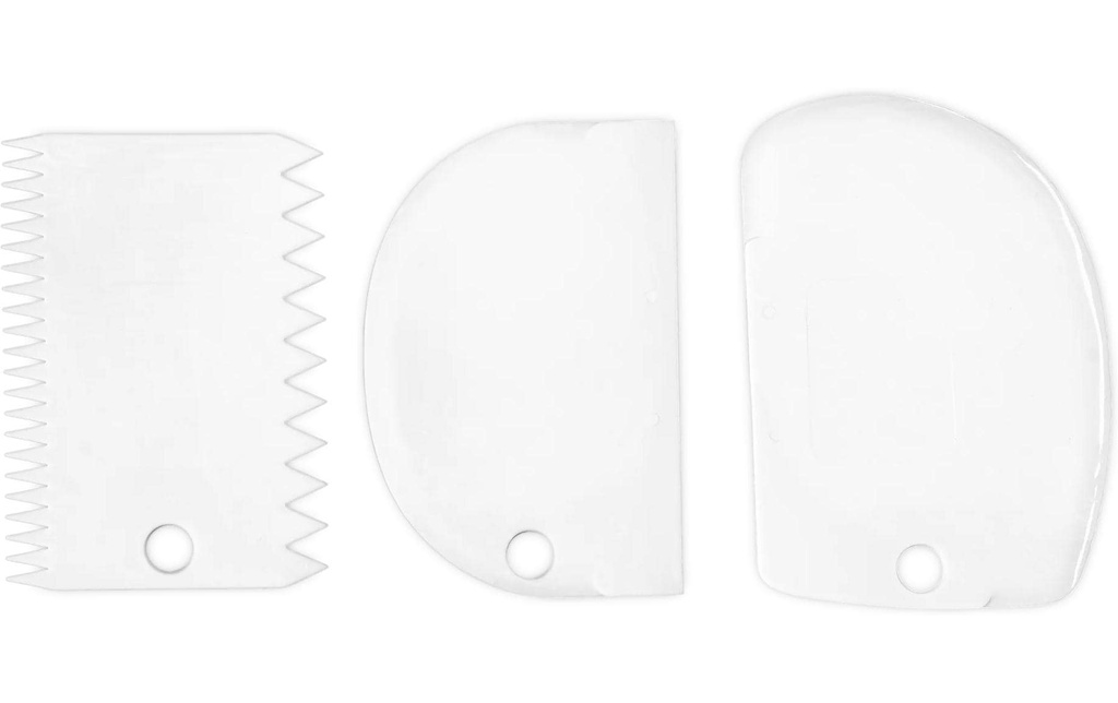 Städter Cartes de pâte Blanc, Set de 3 pièces