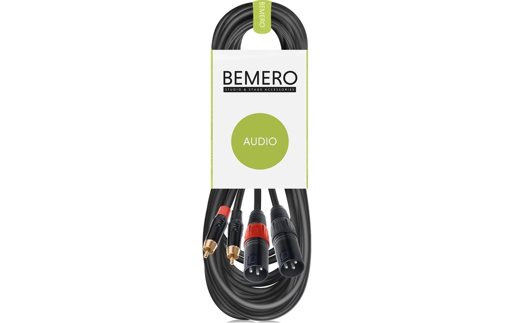 Bemero Câble de connexion audio BAC2545-1000BK Noir