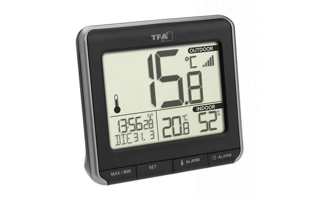 TFA Dostmann Thermomètre radio PRIO