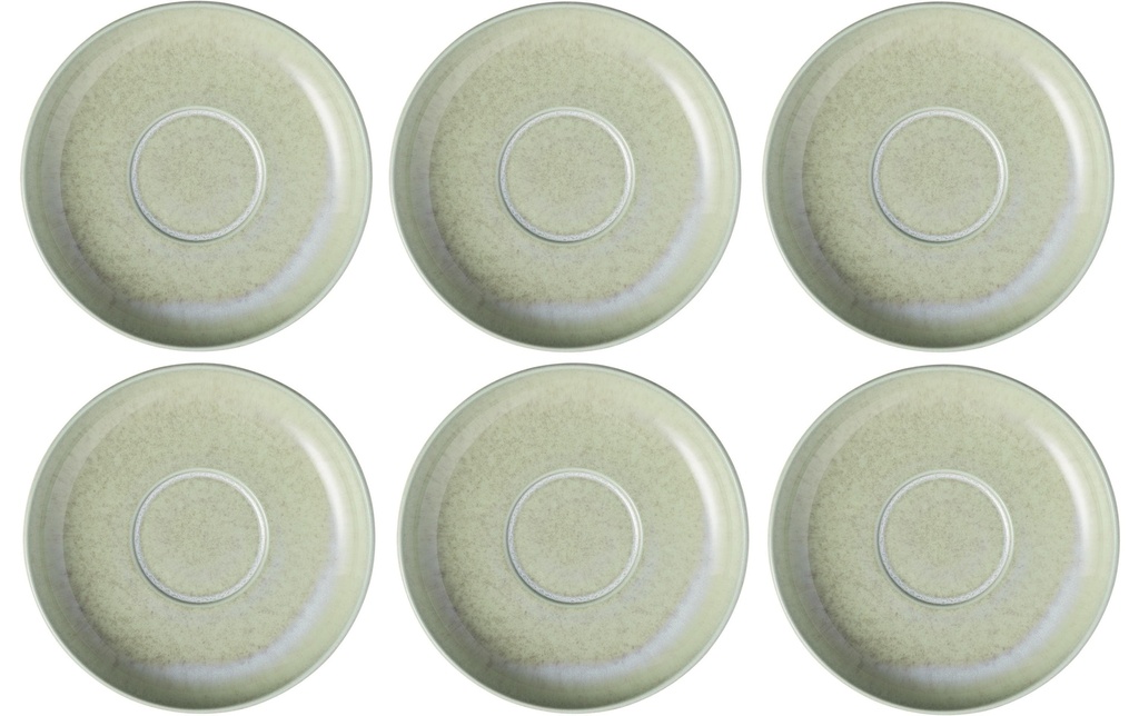 Villeroy & Boch Soucoupe Perlemor Alga 6 Pièce/s, Vert